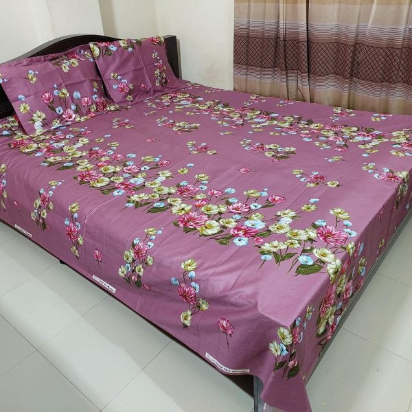 Luxury Twill Cotton Bedsheet – King Size