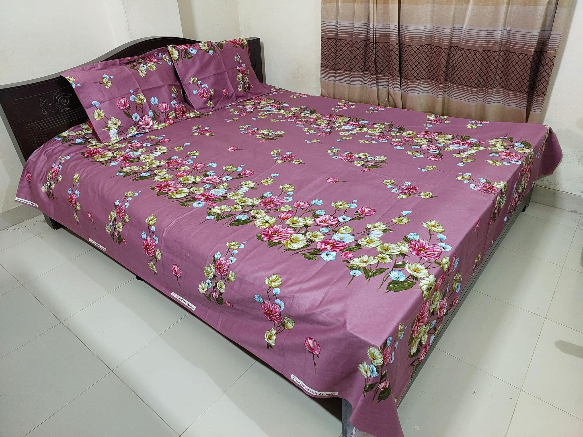 product_1744166454_2907 Luxury Twill Cotton Bedsheet – King Size - Image 1